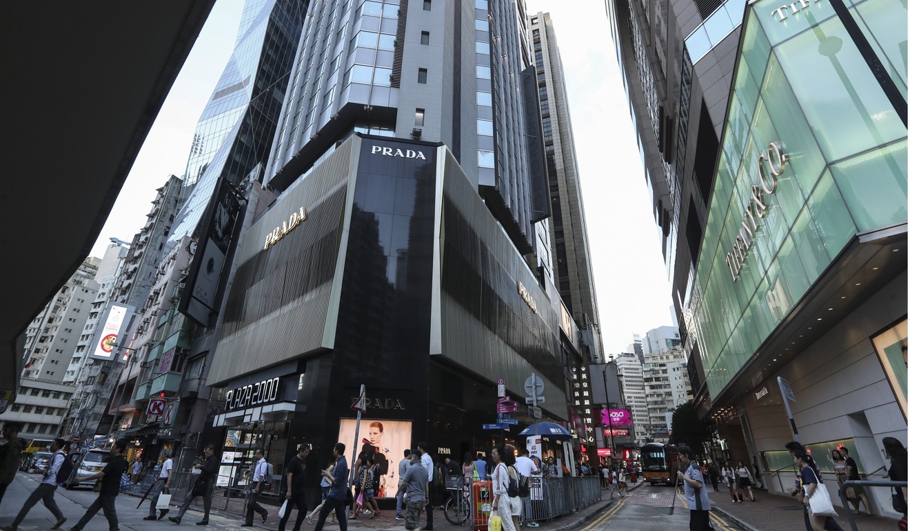 Italian fashion house Prada is closing its flagship store in Causeway Bay’s Russell Street next June. Photo: Nora Tam