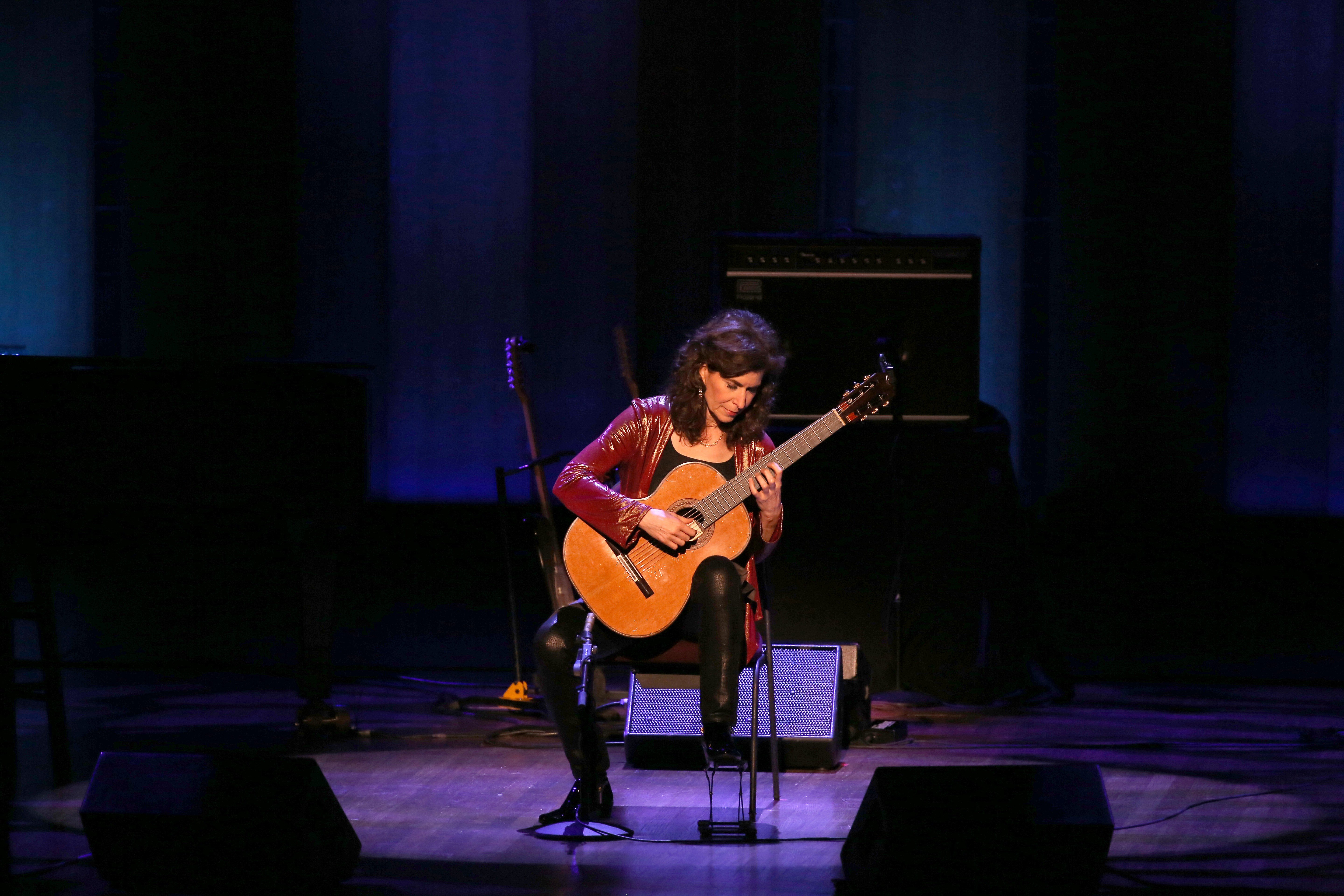 Sharon Isbin performs at the Kennedy Centre in Washington. The classical guitarist returns to Hong Kong for the first time in 25 years on Friday when she performs with the City Chamber Orchestra of Hong Kong. Photo: Tasos Katopodis/Getty Images for David Lynch Foundation/AFP