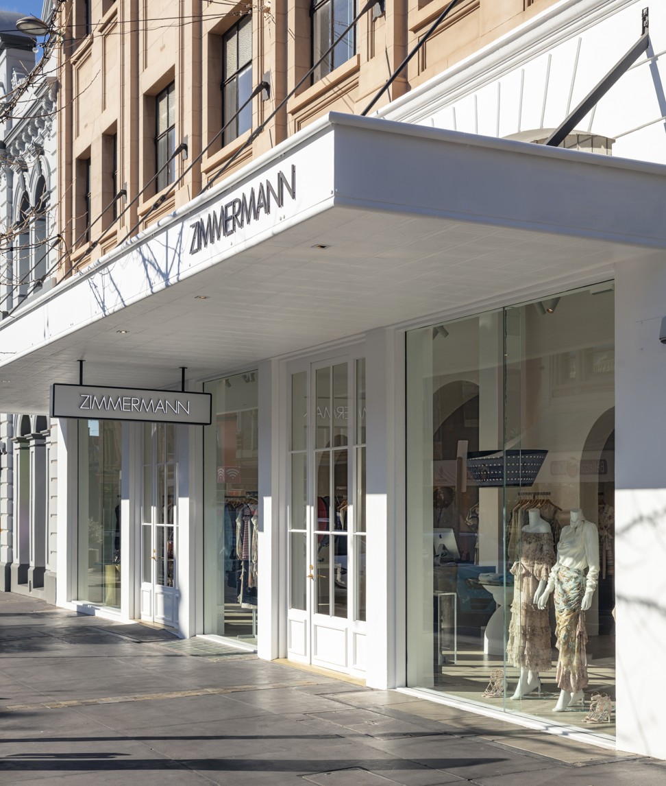 The exterior of the Zimmermann store in Paddington, Sydney.