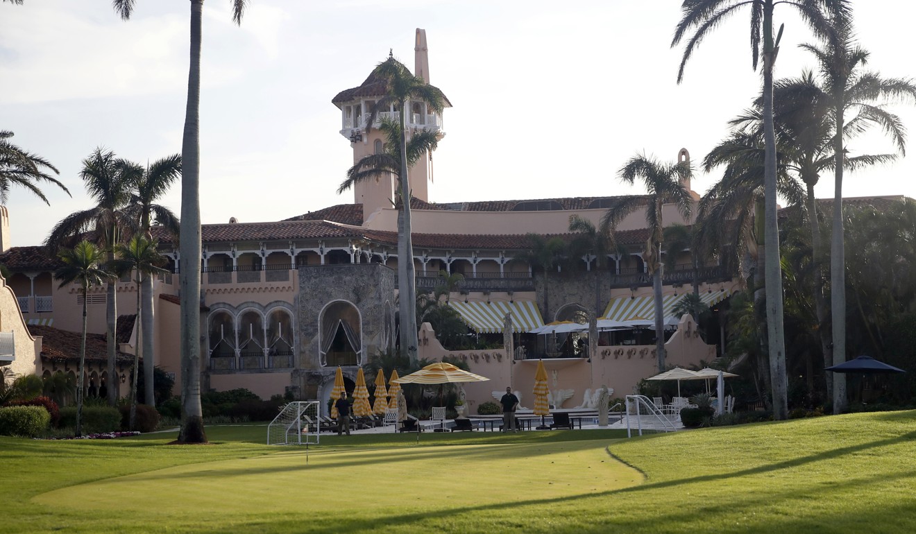 US President Donald Trump’s Mar-a-Lago resort in Florida in 2017. Photo: AP