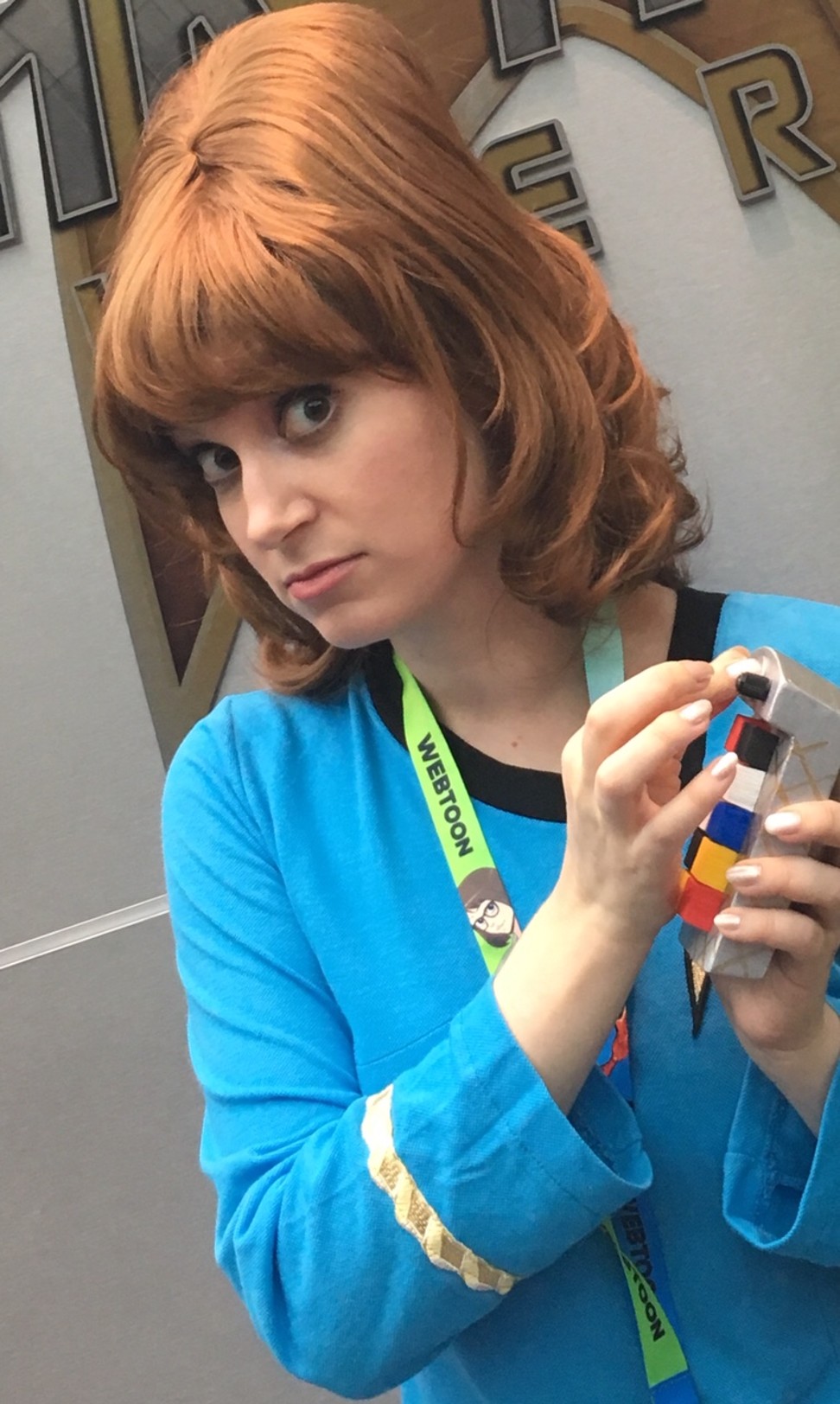 Heather Gilbert went to New York Comic Con as a gender-bended Dr McCoy.
