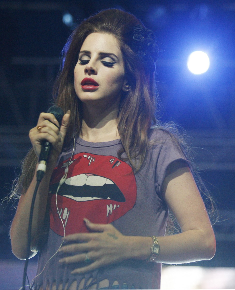 Lana Del Rey at the Isle of Wight festival in 2012. Photo: AP/Jim Ross