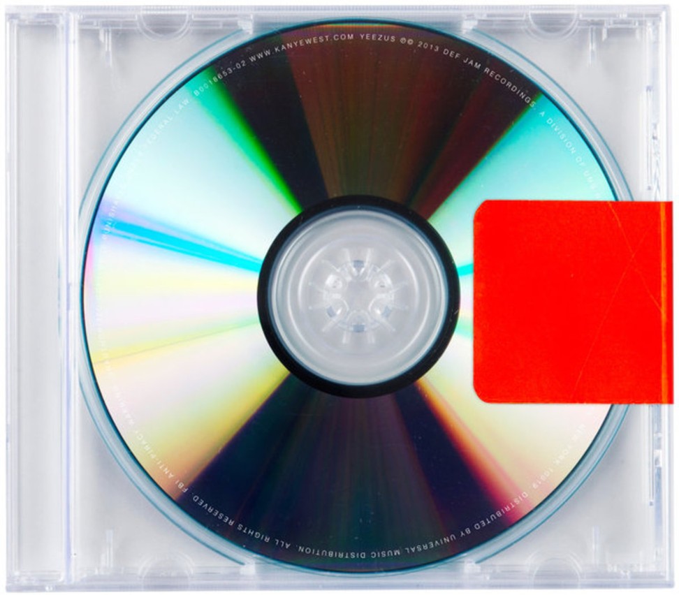 Kanye West’s Yeezus CD.