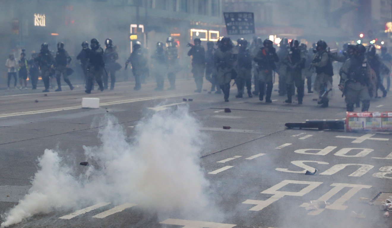 Chaos And Violence Descend Again On The Streets Of Hong Kong As 