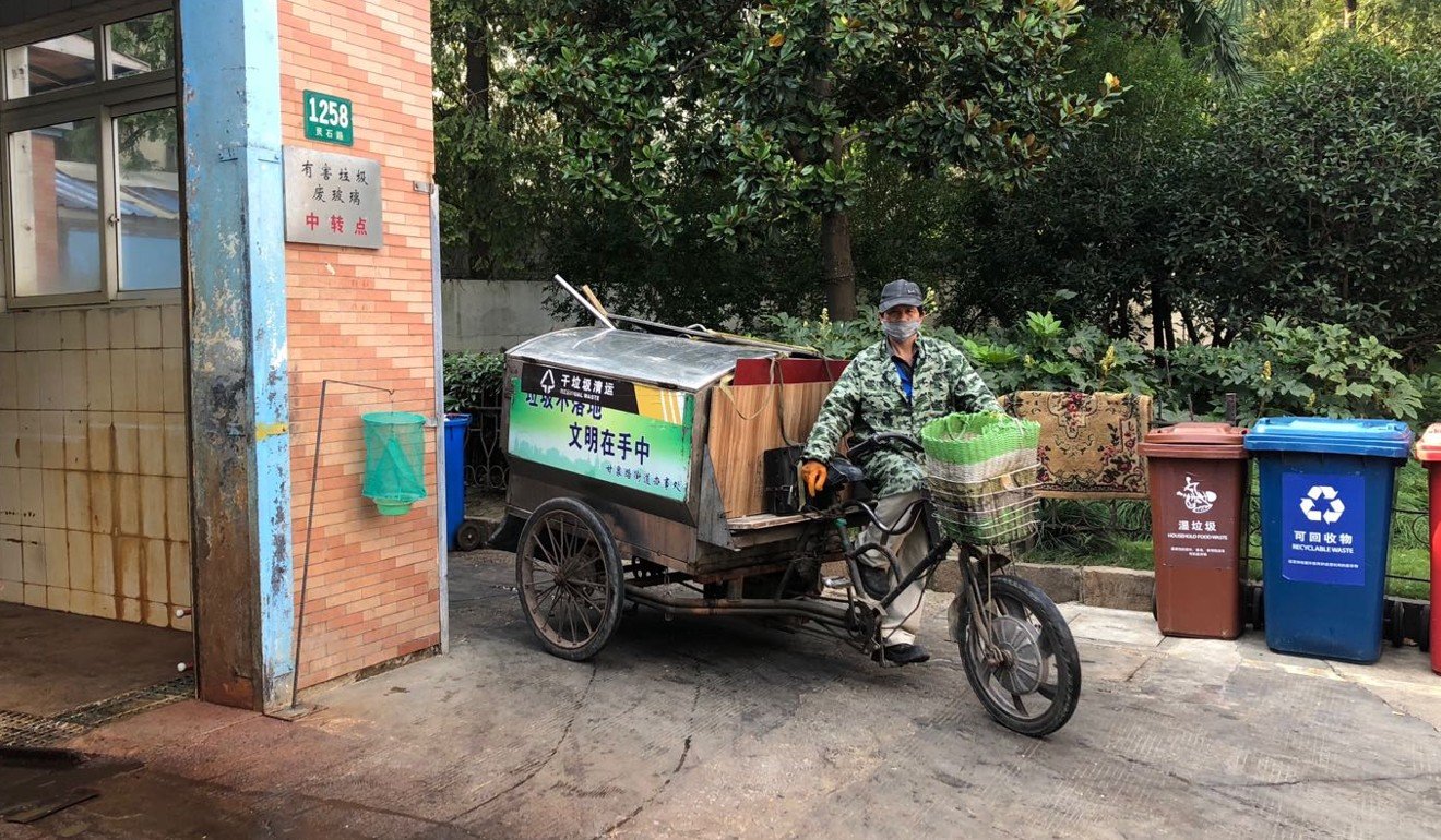 Shanghai launched its recycling scheme in July. Photo: Alice Yan