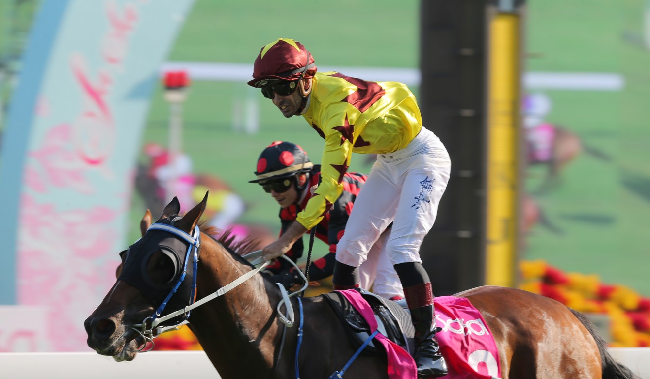 Alberto Sanna celebrates Southern Legend’s win.