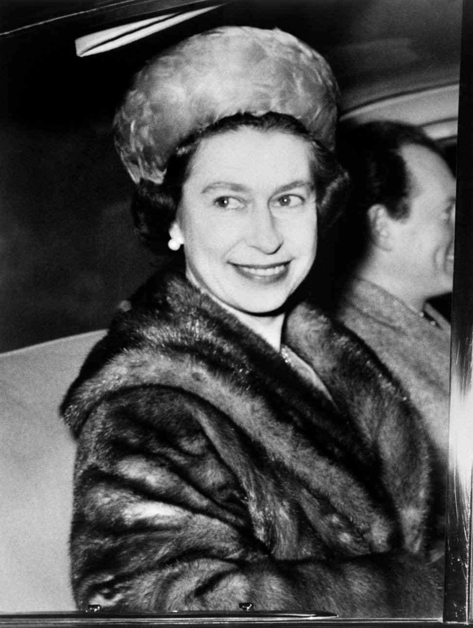 A thing of the past? Britain's Queen Elizabeth is pictured wearing fur in 1969. Photo: Central Press/AFP