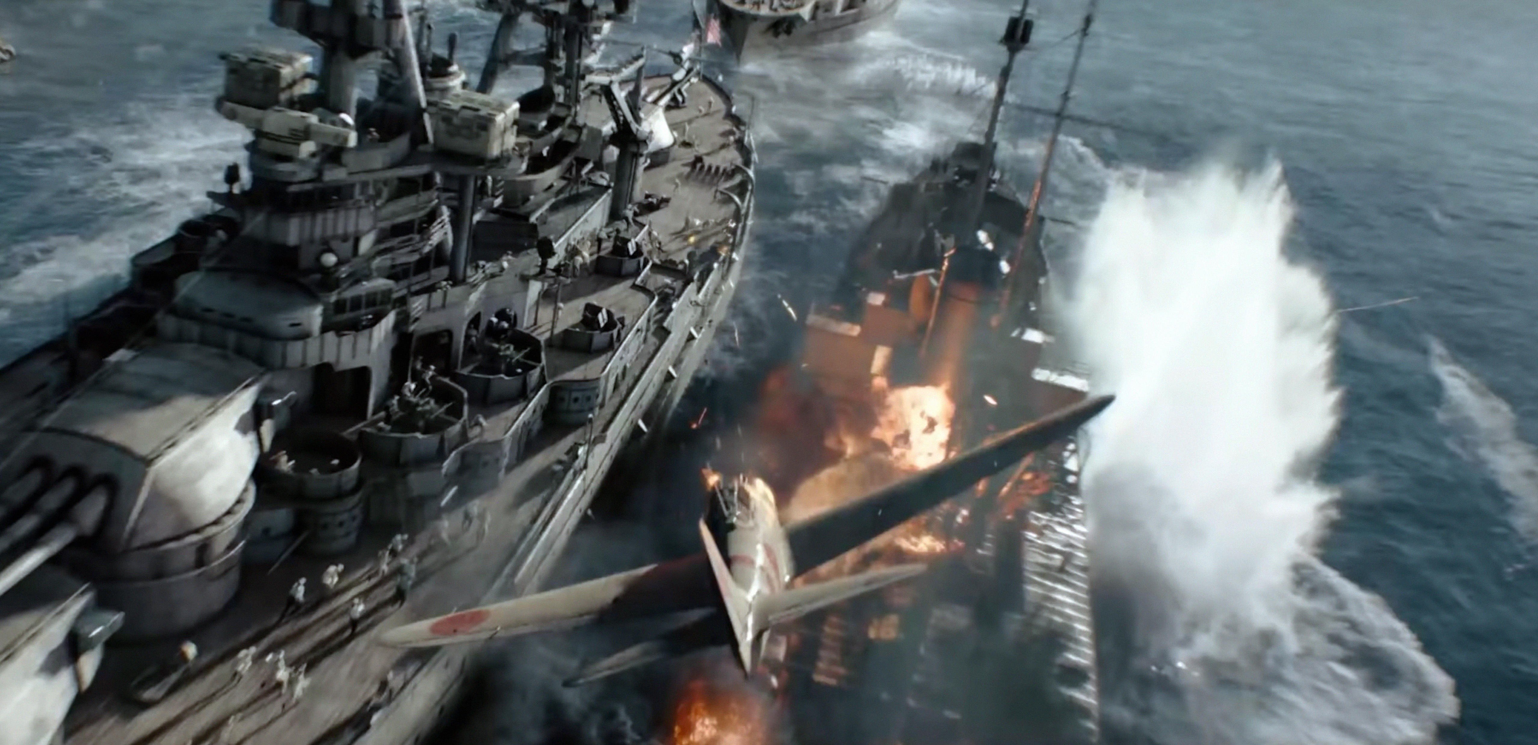 A still from Roland Emmerich’s historical epic Midway. Photo: Alamy