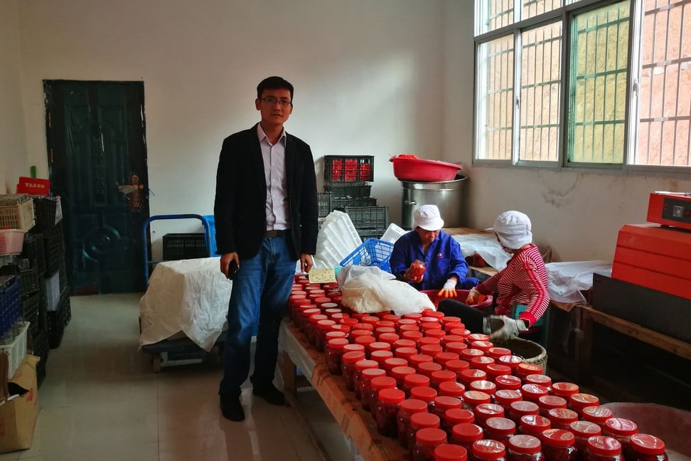 Luo sold around 60,000 jars of fermented bean curd in 2017, with the figure tripling to 200,000 this year. Photo: He Huifeng
