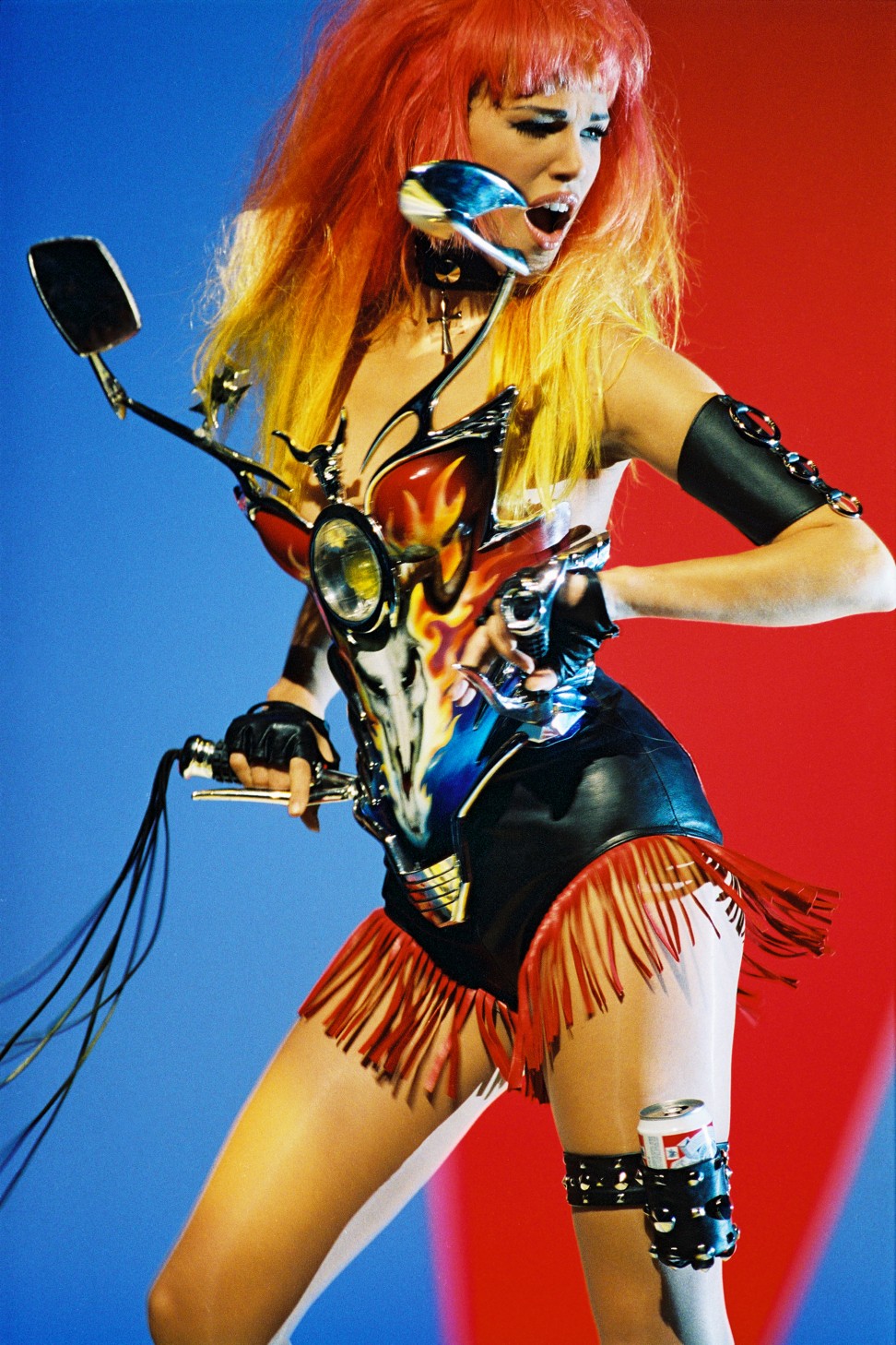 Fashion designer Thierry Mugler designed and created the costumes for George Michael’s Too Funky video, as worn by Swedish model Emma Sjöberg (now Emma Wiklund).