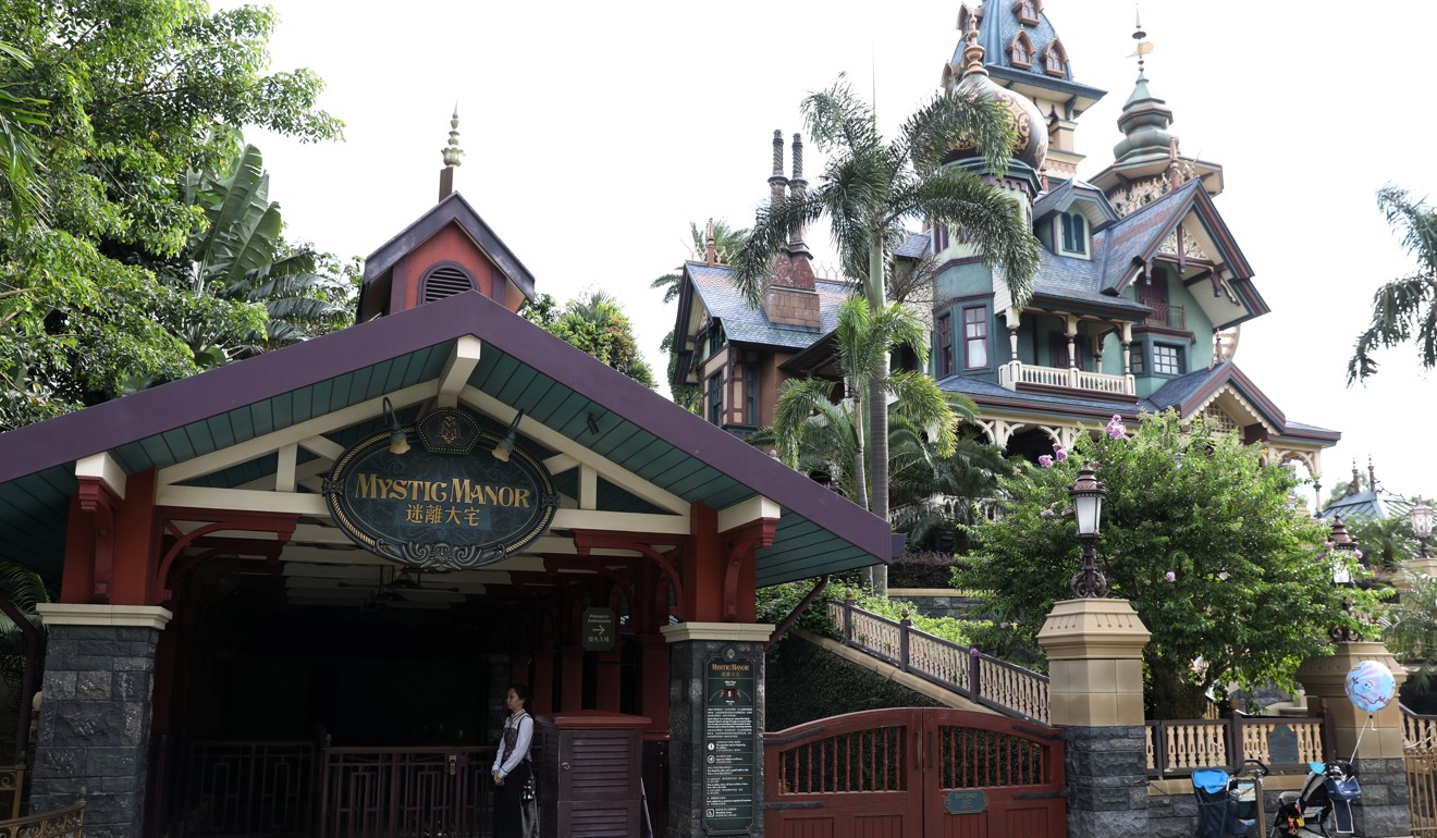 Hong Kong Disneyland is said to be the emptiest Disneyland in the world at the moment, as a result of the anti-government protests in the city. Photo: Nora Tam