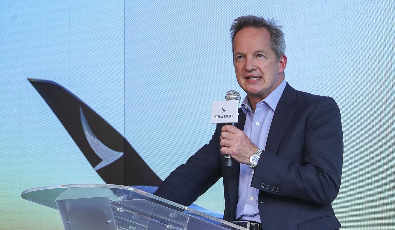 Rupert Hogg resigned as CEO of Cathay Pacific Airways in August. Photo: Sam Tsang