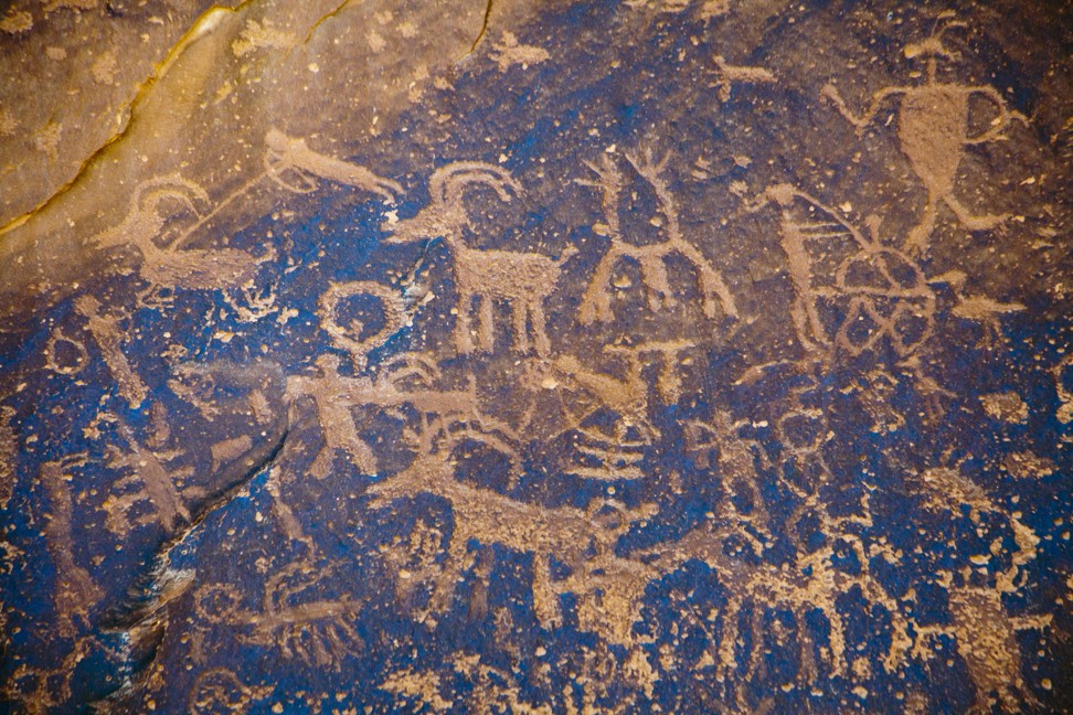 Petroglyphs at Sand Island, near Bluff. Photo: Alamy