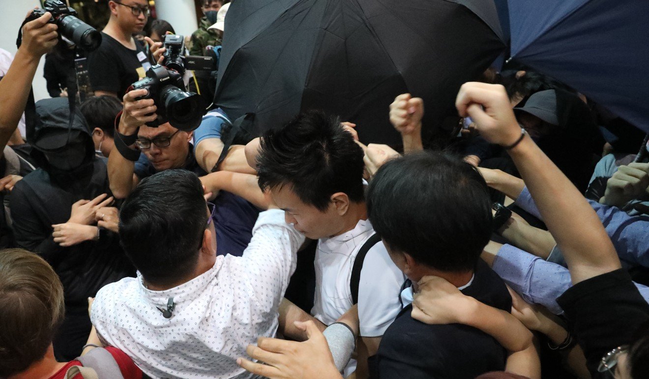 Regular scuffles have broken out at the university. Photo: Dickson Lee