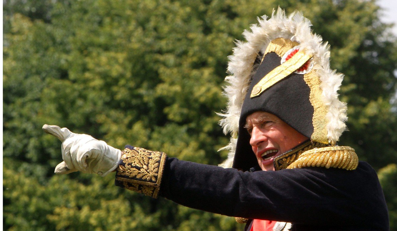 Sokolov dressed as Napoloen in Lithuania in 2012. Photo: AFP