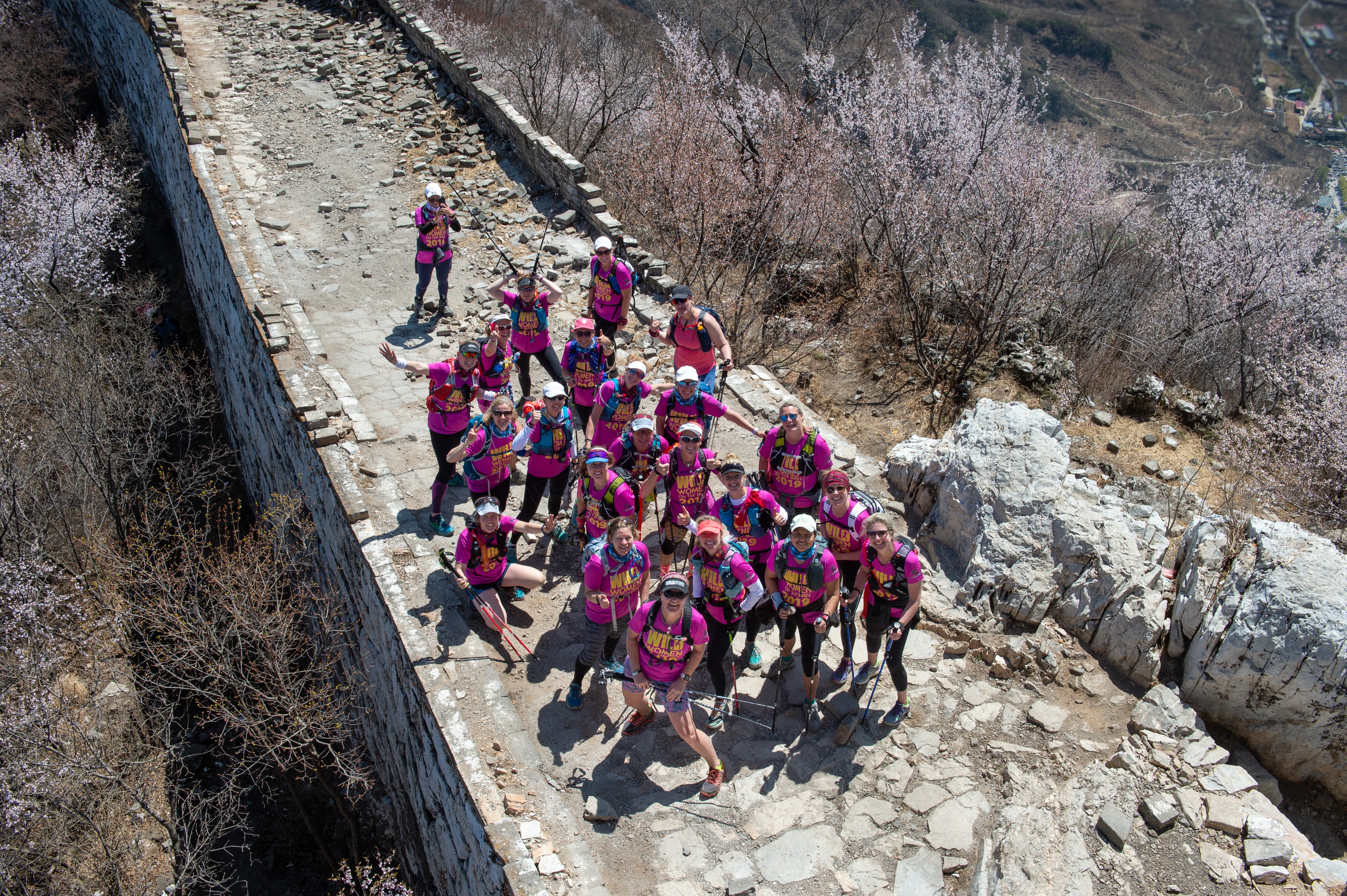 Wild Women on the Wall is a 90km trek across The Great Wall of China. Photos: Patrizia Cali
