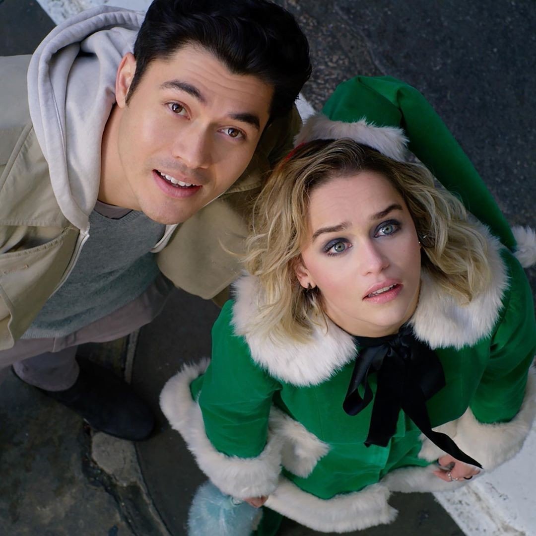 Henry Golding and Emilia Clarke star in Last Christmas, tipped to be the feel-good holiday movie of the year. Photo: Instagram