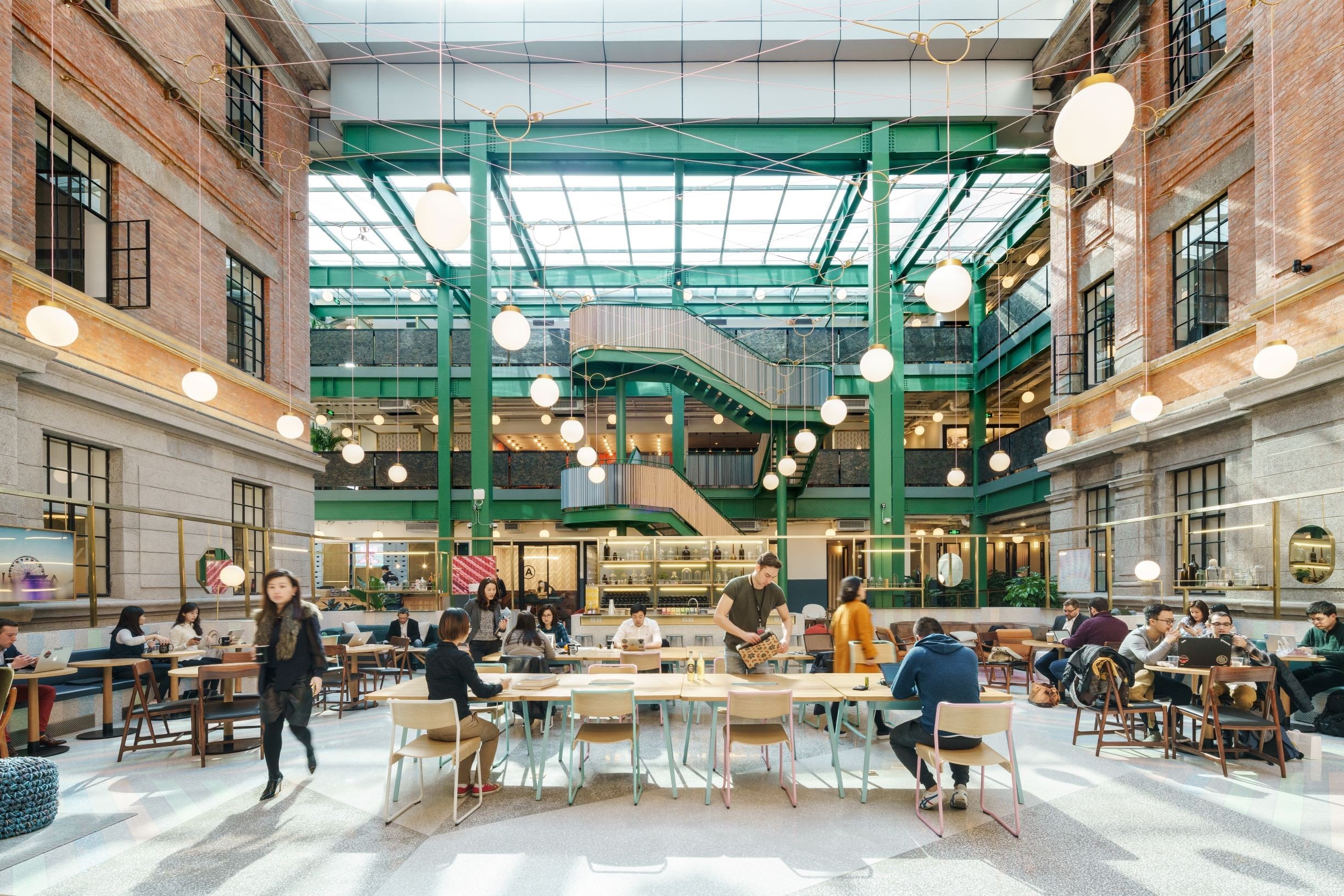 A WeWork co-working space in Shanghai. Around one third of WeWork’s co-working spaces were vacant in October. Photo: Handout