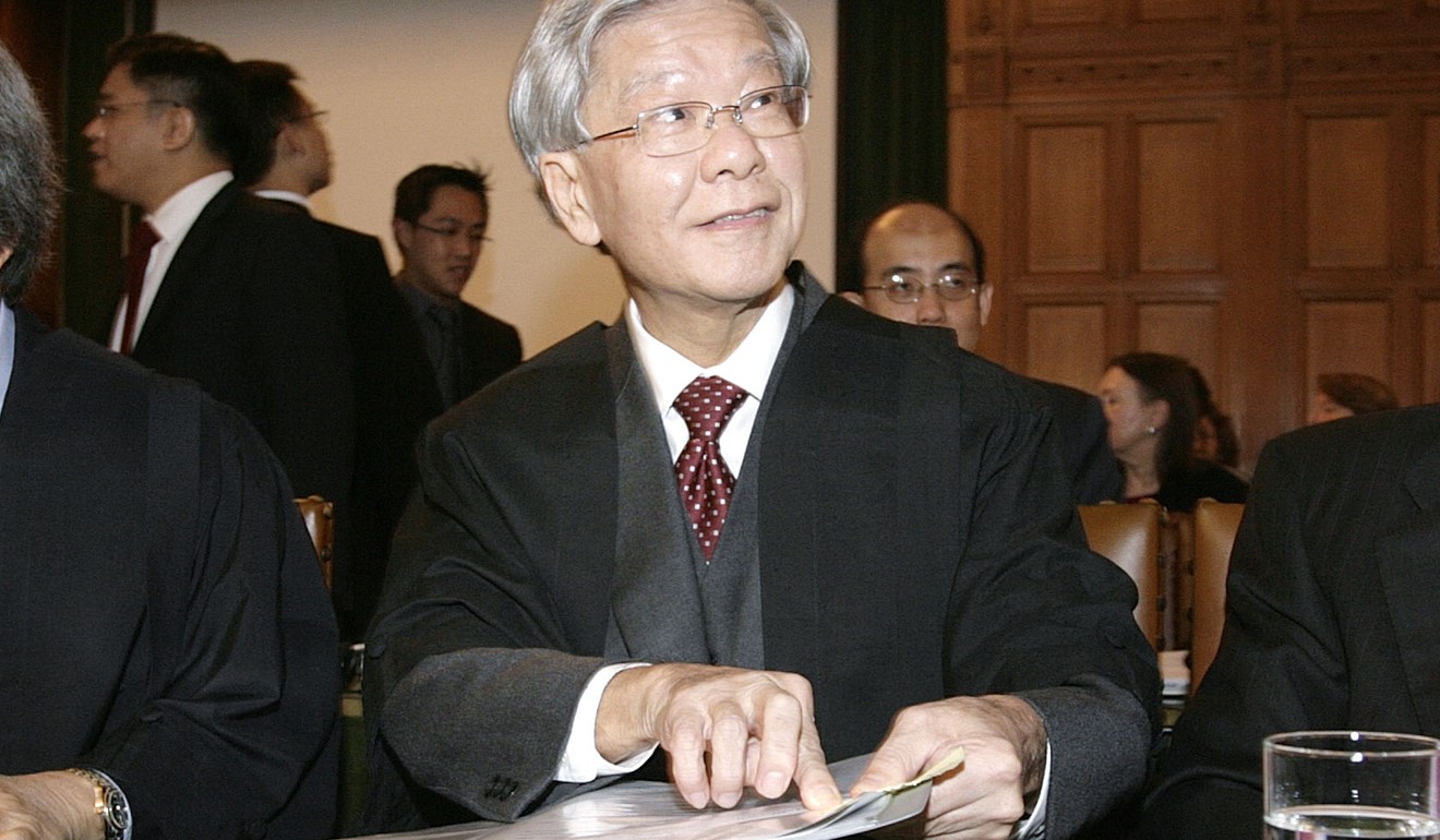 Singapore’s former chief justice, Chan Sek Keong. Photo: AFP