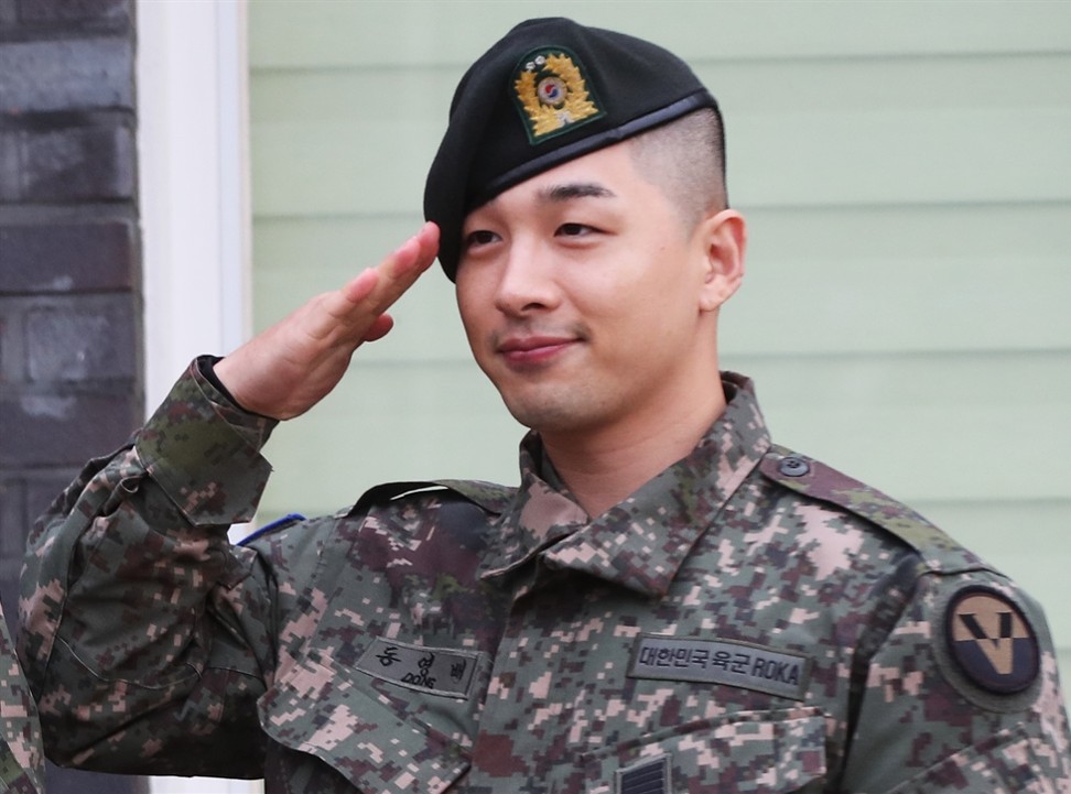 BigBang’s Taeyang has waved goodbye to his uniform.