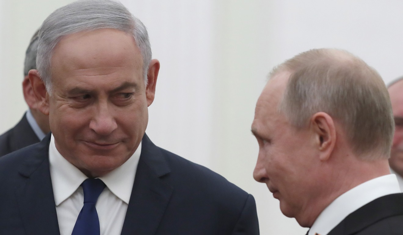 Netanyahu and Putin pictured in Moscow in May 2018. Photo: EPA