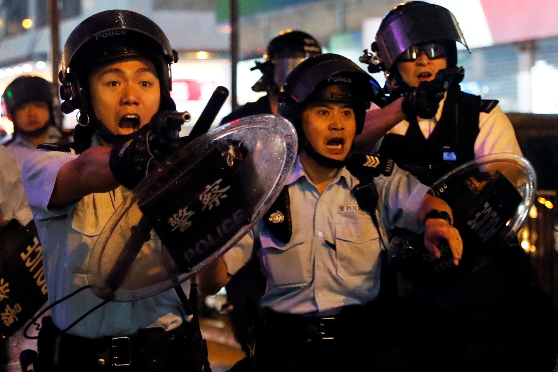 An online People’s Daily commentary has demanded Hong Kong police be given more support to quell unrest and suggested an end to violence is necessary before the local elections in November. Photo: Reuters