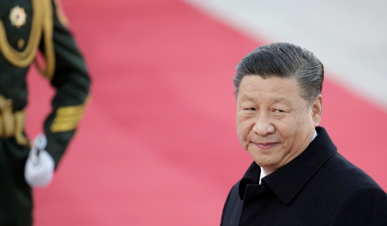 Chinese President Xi Jinping attends a welcoming ceremony at the Great Hall of the People in Beijing on October 25. The writing is on the wall for Hong Kong, now reeling from an intensifying political crisis, as Beijing makes clear it intends to tighten its grip on the former British colony. Photo: Reuters