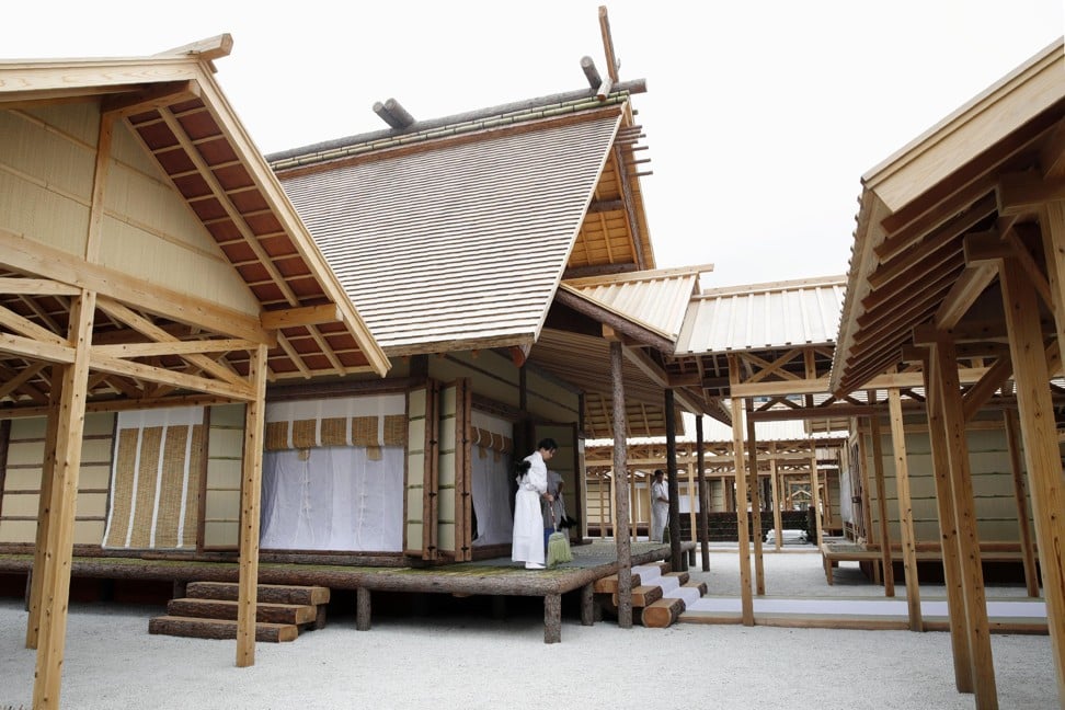 The Sukiden, one of two main halls used for the Daijosai ritual. Photo: Kyodo