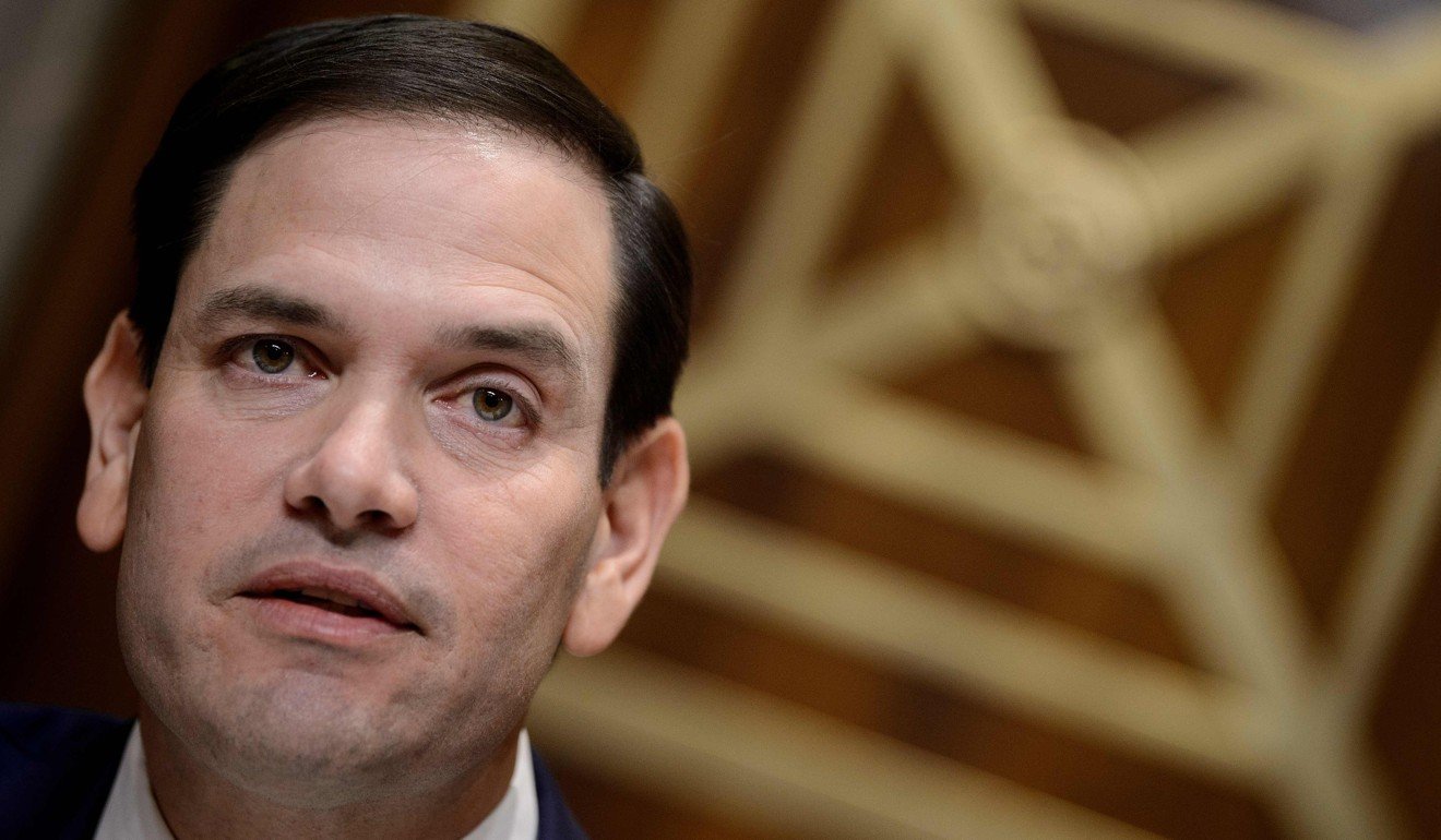 US Senator Marco Rubio says the US must send a clear message to Beijing that the free world stands with Hongkongers. Photo: AFP