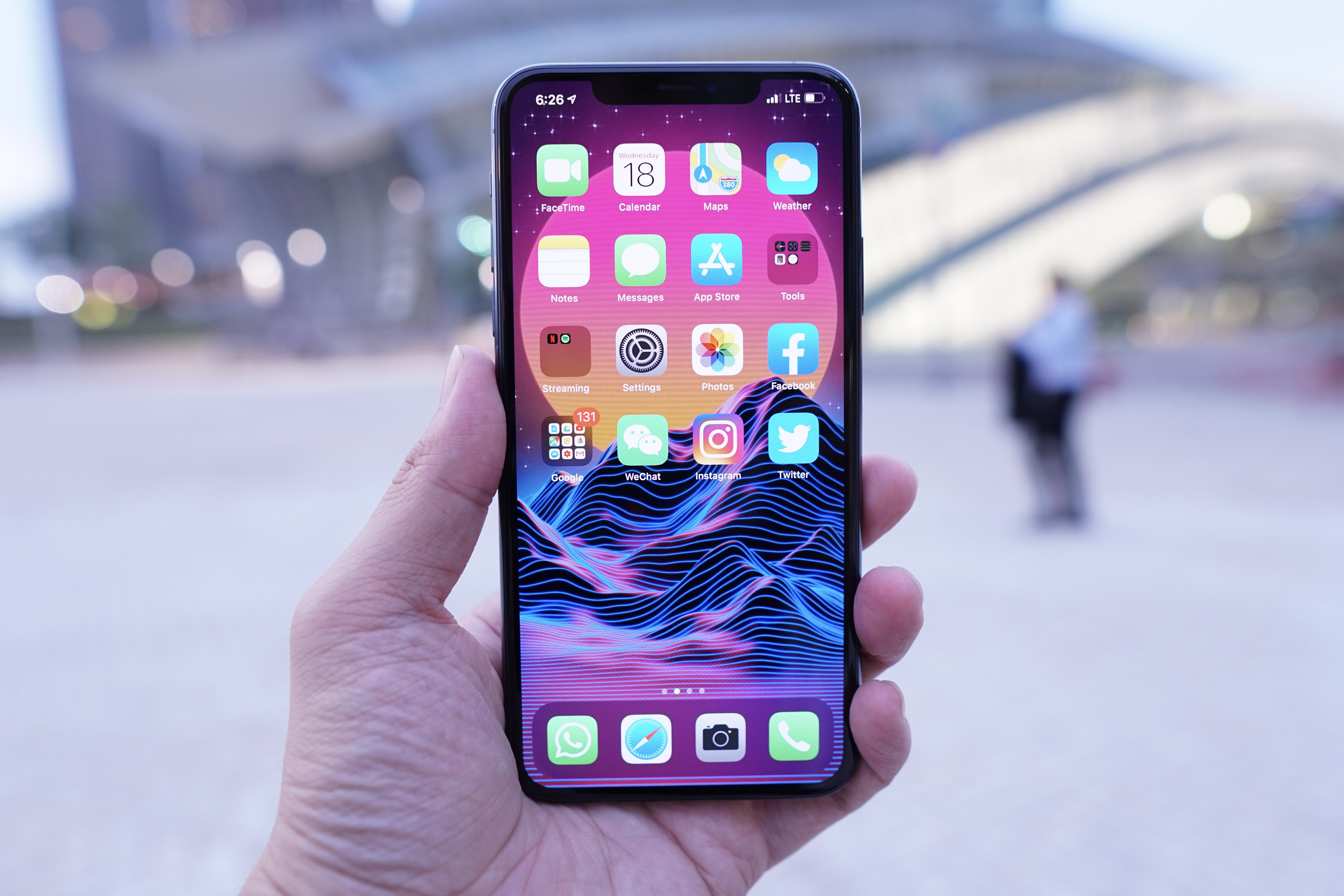 The front of the iPhone 11 Pro Max, with its 6.5-inch OLED screen. Photo: Handout