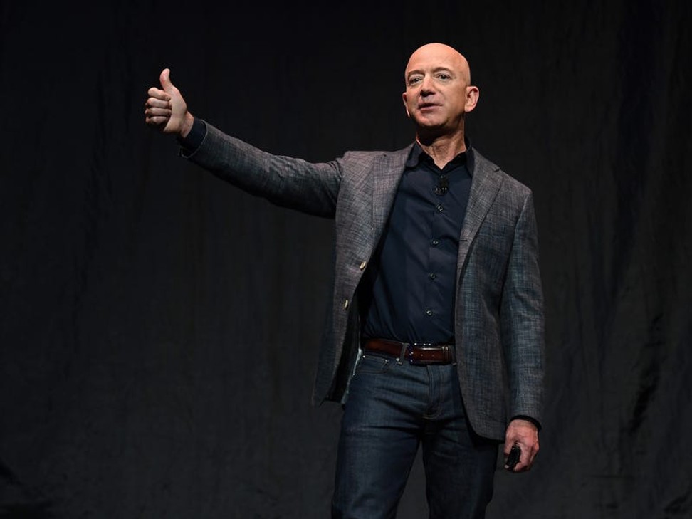 Musk called Bezos a ‘copycat’ over his plan to launch thousands of satellites. Photo: Reuters
