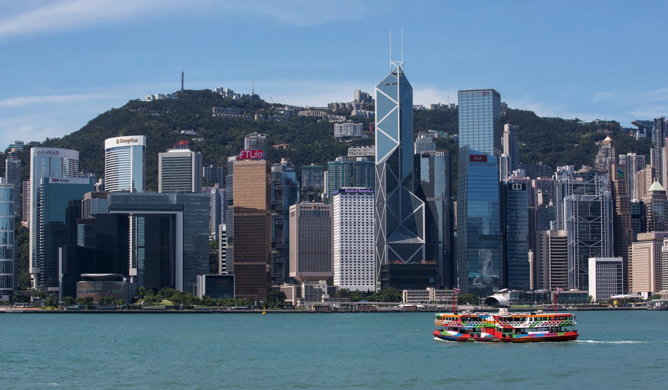 The Hong Kong skyline, showing the central business district. Photo: Bloomberg