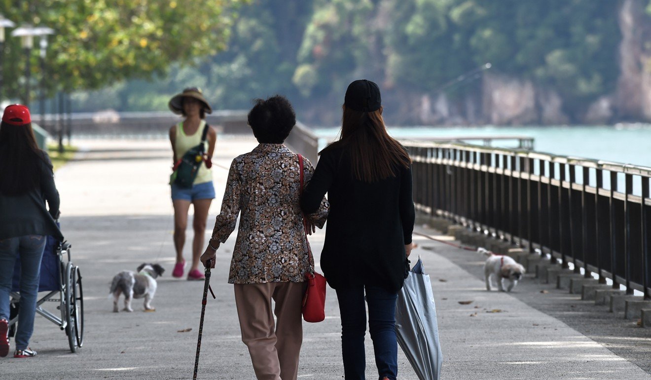 Many older Singaporeans have benefited from the strong growth in the nation’s early years. Photo: AFP