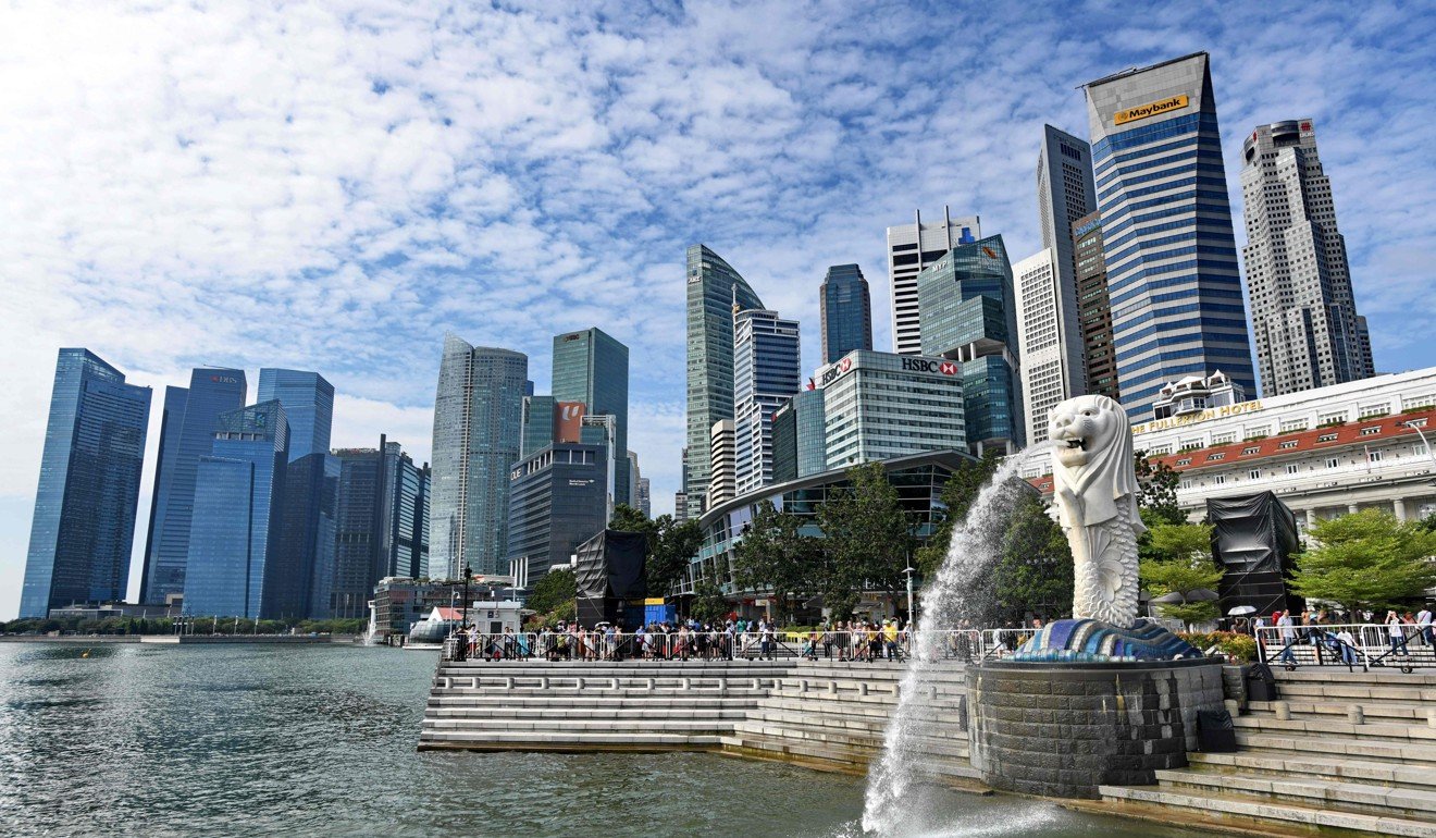 Singapore's iconic promenade and skyline. Photo: AFP