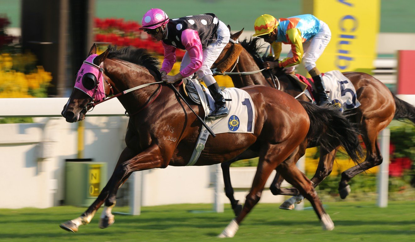 Beauty Generation wins the Group Three Celebration Cup on October 1.
