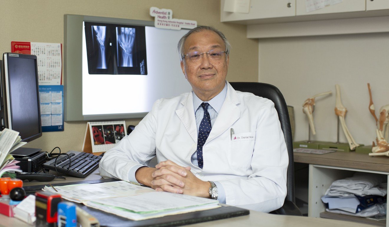 Dr Daniel Mok says effective treatment is vital after a shoulder dislocation because 86 per cent of recurrent dislocations take place within two years. Photo: Frank Freeman