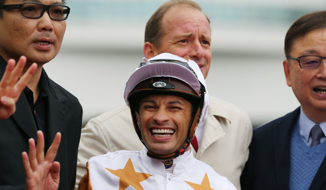 Connections of Wishful Thinker celebrate a victory with Silvestre de Sousa last season.