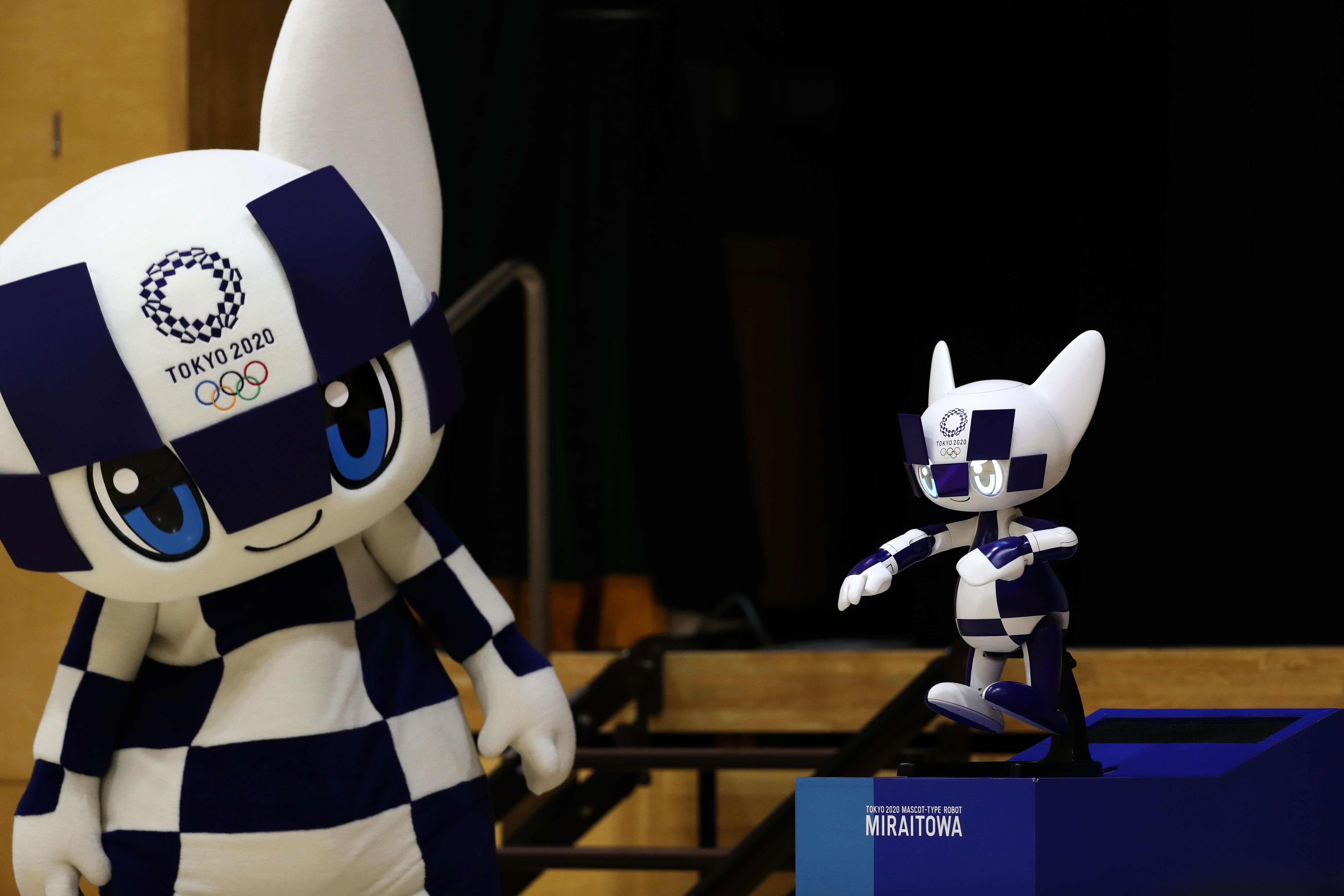Tokyo 2020 Olympic Games’ mascot Miraitowa will become a big feature of next summer in Japan. Photo: AFP