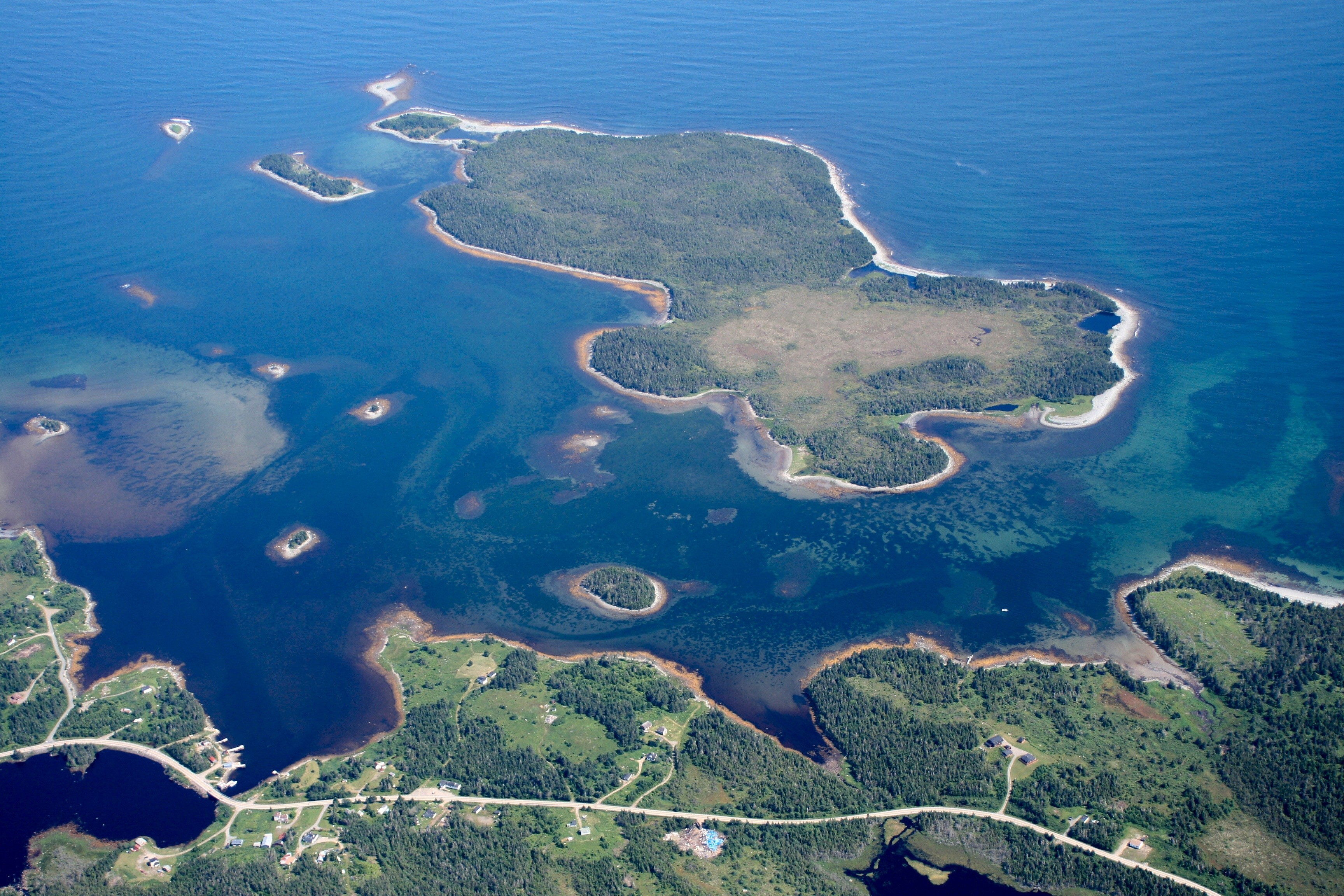 Coddle Island, Nova Scotia, is a 192-acre island near power and water access, and currently listed with RE/MAX for HK$3.4 million. Photo: RE/MAX