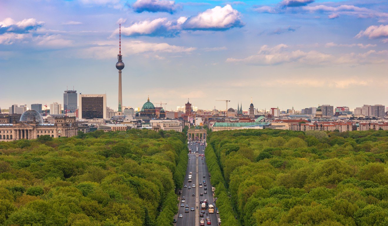 The Berlin skyline and Tiergarten. Photo: Alamy