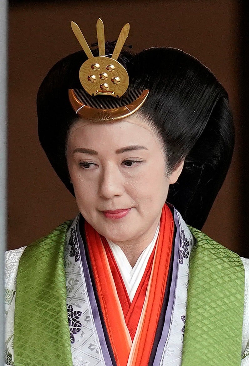 Japan's Empress Masako at the enthronement ceremony at Tokyo’s Imperial Palace in October 2019. Photo: Reuters