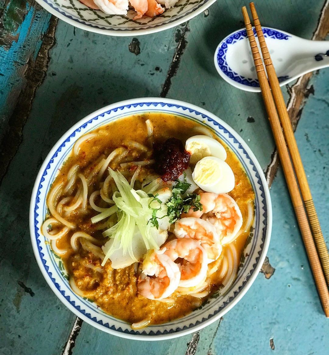 Laksa is among the dishes available at Singapore-based food writer Annette Tan’s FatFaku.
