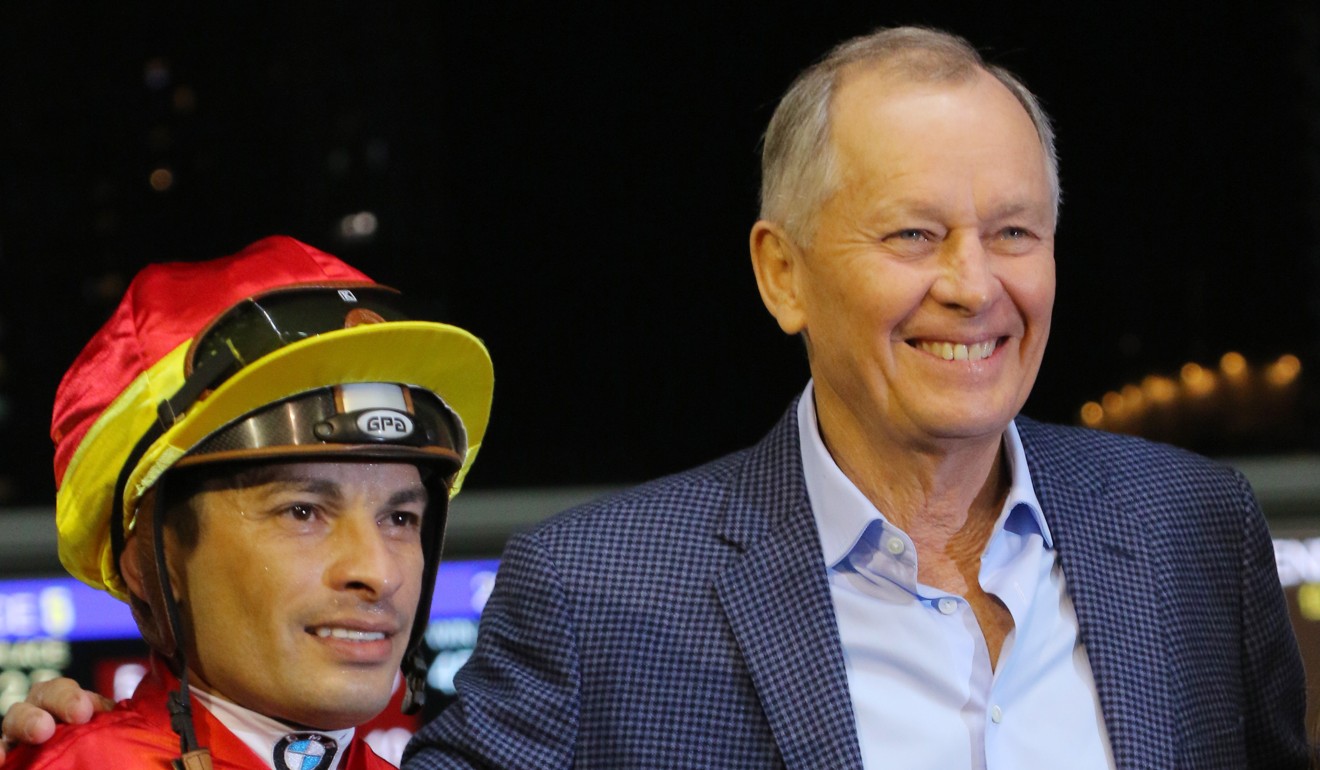 John Moore with Silvestre de Sousa.