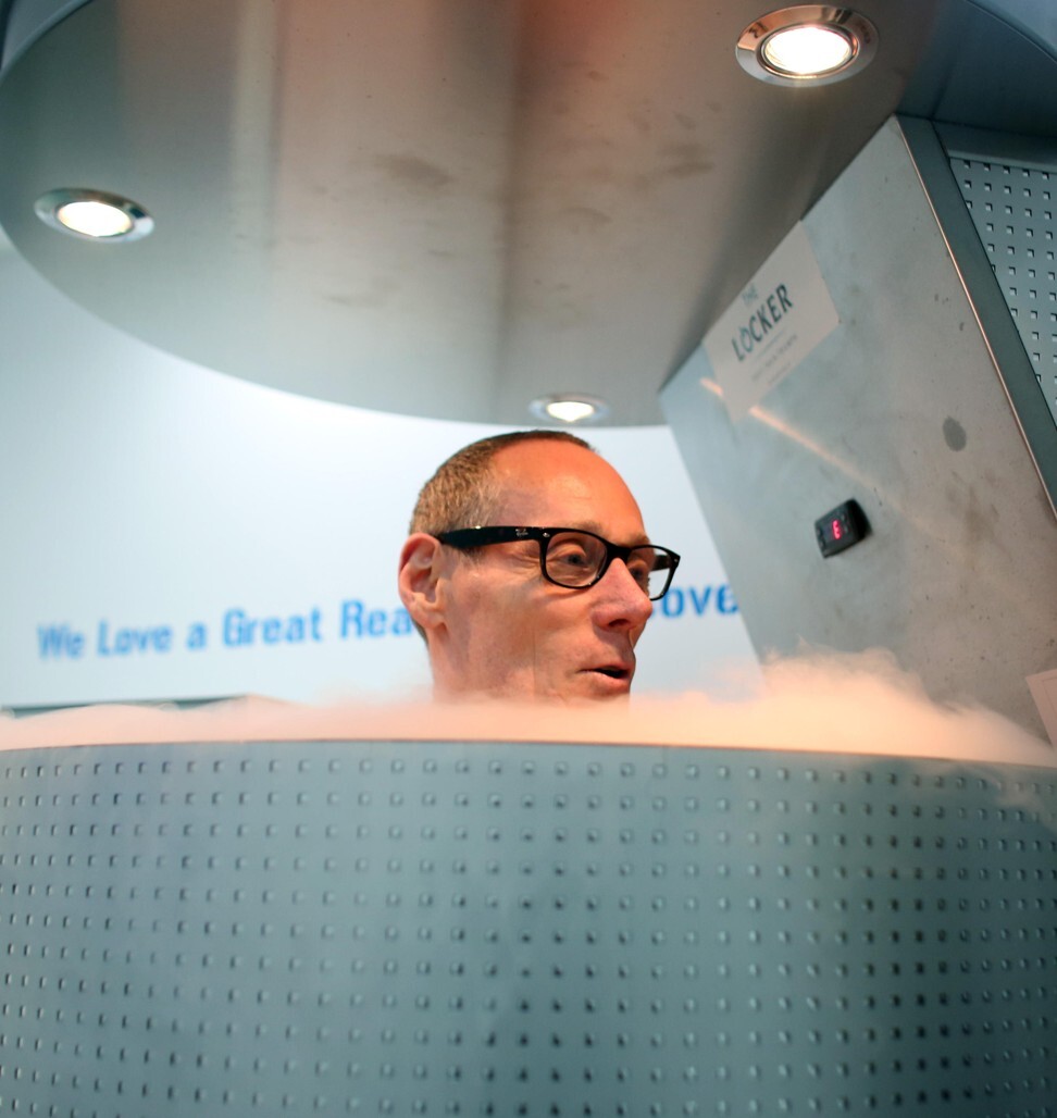 Cryotherapy is a trendy new treatment for sore muscles and rejuvenation. Photo: Alamy
