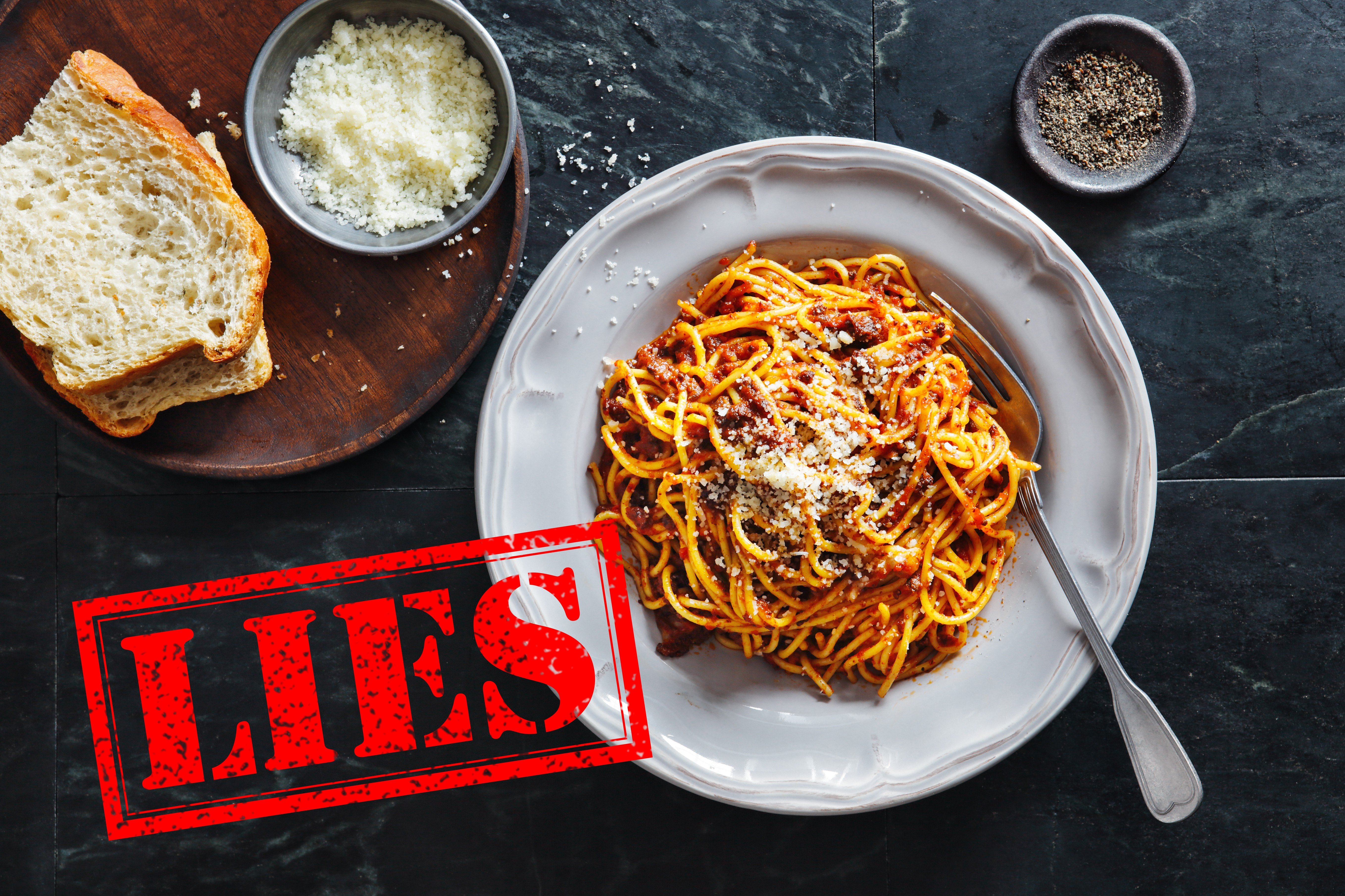 Is spaghetti bolognese a real dish? If you had to think about the answer, you’re probably wrong.