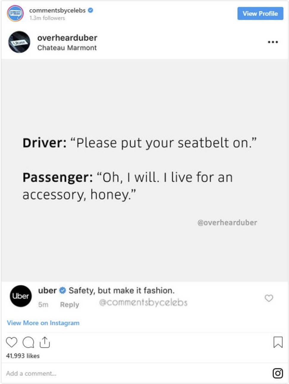 Uber Memes Instagram