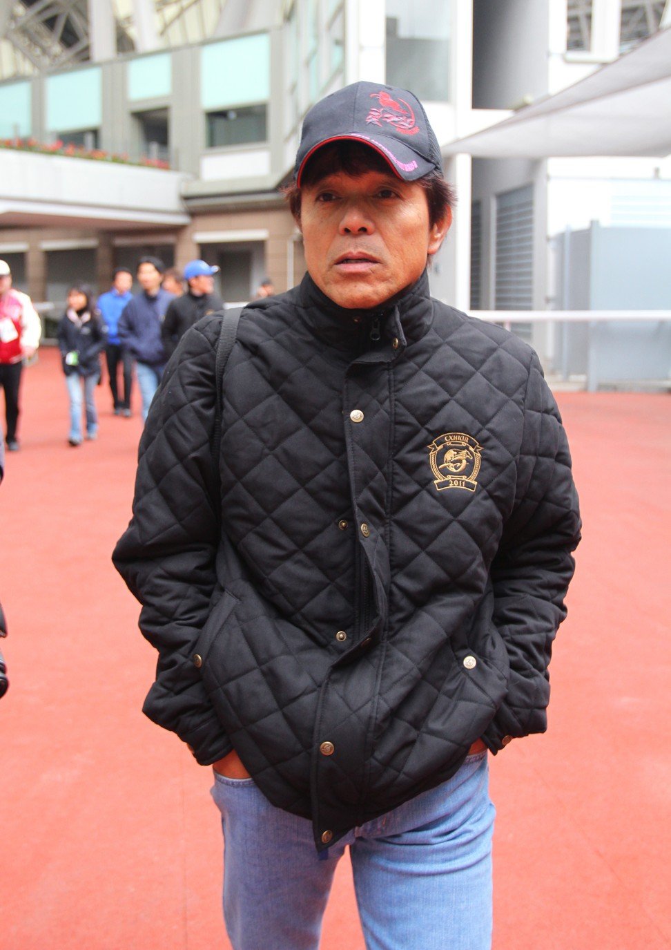 Almond Eye’s trainer Sakae Kunieda at Sha Tin in 2011.