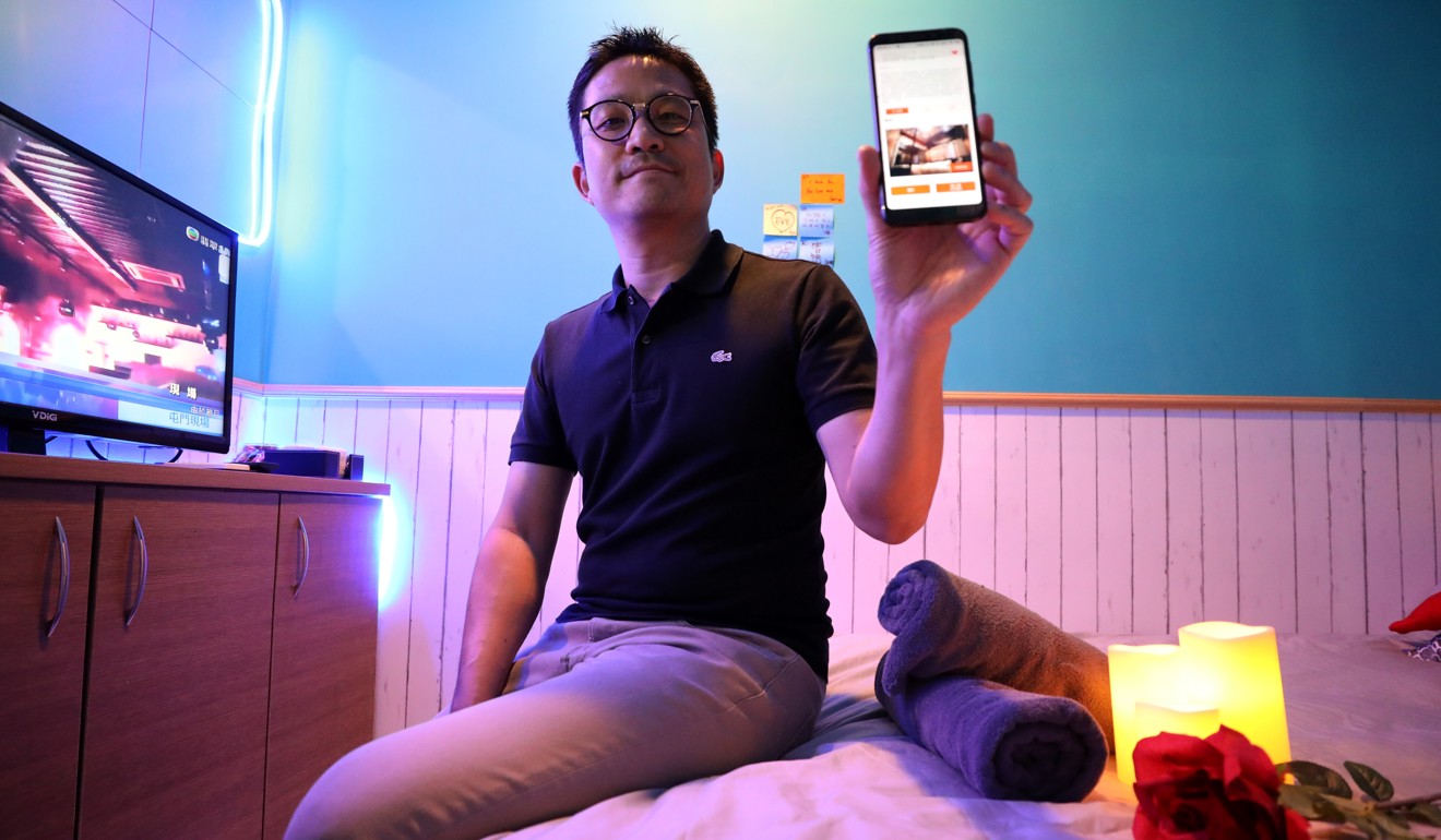 Kenneth Lee says the lack of space for young people to be intimate led him to develop the Eden app. Photo: Dickson Lee