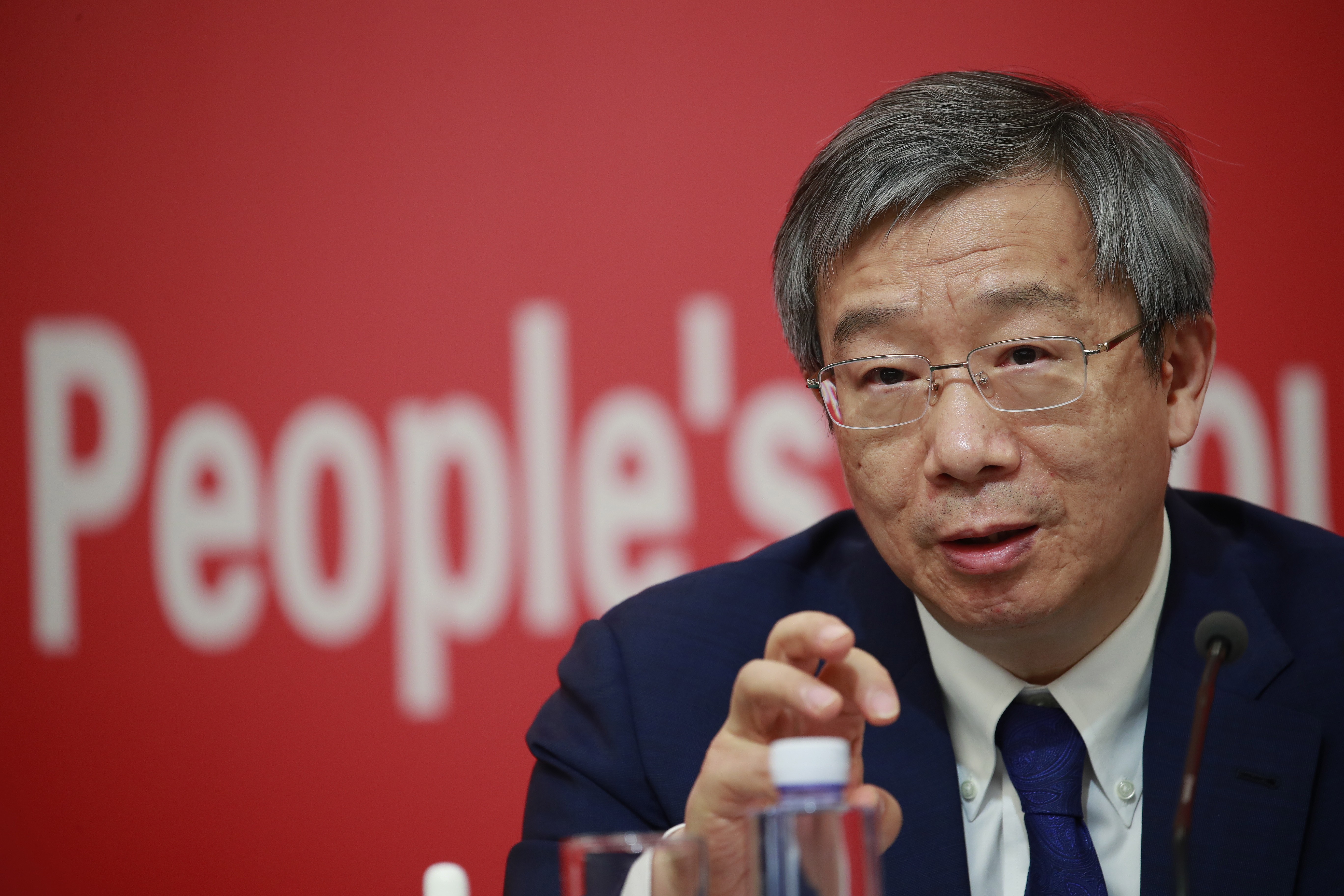 PBOC chief Yi Gang says the central bank will continue to implement a prudent monetary policy. Photo: EPA-EFE
