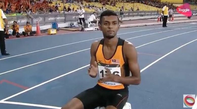 Little is known about Malaysian runner Royson Vincent, the fastest 800-metre runner in the region. Photo: Twitter